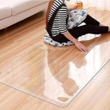 Clear Chair Mat Floor Protector 80x80cm NonSlip Frosted PVC for Carpet and Hardwood Floors