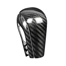 Carbon Fiber Car Center Console Gear Shift Shifter Cover Knob Trim for CX-30 CX30 2020-2025