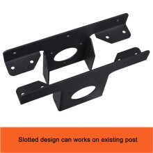 2 Pack Heavy Duty Pergola HöRnfäSten FöRläNgnings 3-VäGs T-FäSten för 4 X 4 StolpfäSte Pergola Gazebo Kit