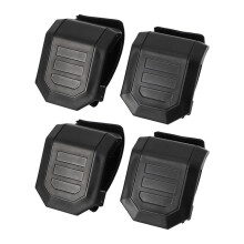 4pcs UTV Windshield Adjustable Mounting Clamp Kit Windshield Fixed Clamps Straps for Ranger RZR, Maverick X3