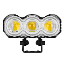 Motorcykel LED-Strålkastare Strålkastare Helljus/Halvljus Stroboskop 12V 24V för Terrängbil ATV Motorcykel