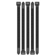 Zip-Band 12-Tums Kraftiga Zip-Band med 120 Pund DraghåLlfasthet, Svarta Buntband, 100 Bitar