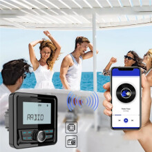 Boat Radio System Media Player Square Marine Radio /Speaker /FM AM Antenna Waterproof MP3 Radio