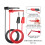 P1308D 25PCS Multimeter Silicone Test Lead Kit with Replaceable Needle Spanner Alligator Clip 4mm Banana Plug 2