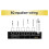 Bilstereo 7-Bands Equalizer Bilförstärkare EQ Equalizer Class Fever Audio Bilmottagare Universal 3