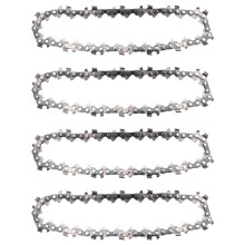 4Pcs Chainsaw Chain 4 Inch Guide Saw Chain 1/4 LP Pitch, 28 Sections for Electric Protable Handheld Chain Saw
