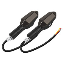 2PCS Motorbike LED Turn Signal Lights, Waterproof Warning Light for Cars Turn Signal Projection Lamp