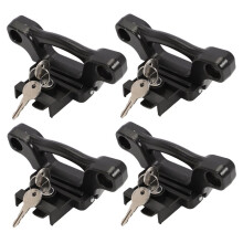 4 Pcs Car Box Link Bed Tie Downs Replaces HL3J-9927740-AD Tie Down Anchors Cleats Bed for F-150 F-250 HL3J9927740AD