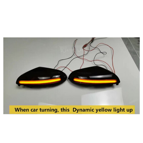 LED Dynamic Turn Signal Light Side Mirror Sequential Indicator Blinker Lamp for  Ram 1500 2500 2