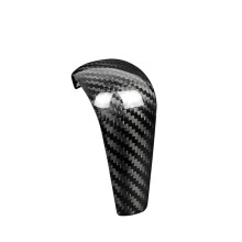 Carbon Fiber Car Center Console Gear Shift Shifter Cover Knob Trim for CX-30 CX30 2020-2025
