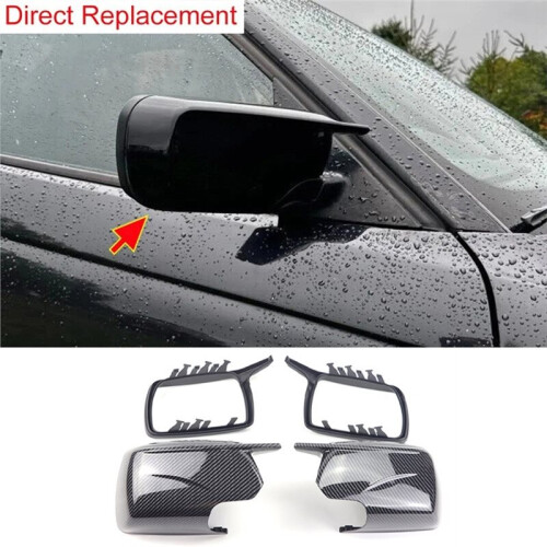 High Quality Carbon Fiber Replacement Rearview Side Mirror Covers Cap for  X3 E83 2003-2010 2