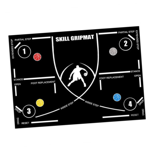 Basketbal Voetstap Trainingsmat Antislip Dribble Silents-type G