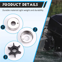 3T5-87322-3 3T5-65016-0 Water Pump Repair Kit for Outboard Motor 40HP 50HP 3T5-87322M 3T587322M