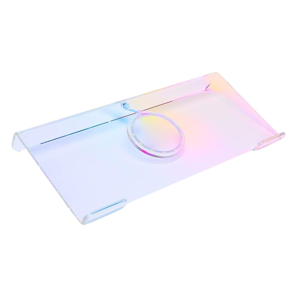 Ergonomic Acrylic Computer Keyboard Riser Stand For Desk Or Gaming, Tilted For Wrist Relief 9771547322801