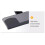 Under Desk Adjustable Keyboard Tray with Clamp, 360 Rotating, Ergonomic Wrist Rest, Space Saving Design 3
