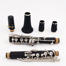 Professional 17Key Bb Clarinet Tube Replacement with Durable Bakelite Body and Smooth Nickel Keywork
