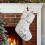 Weihnachtsstrumpf aus Vliesstoff mit Initialen, 1 Stück 1