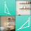 Heavy Duty Shelf Brackets White Metal L-Shaped 6 Pack 3