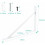 Heavy Duty Shelf Brackets White Metal L-Shaped 6 Pack 4