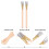 2 Pcs Clay Wire Brush Pottery Tools Texture Steel Textured Art 5