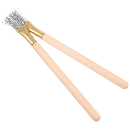 2 Pcs Clay Wire Brush Pottery Tools Texture Steel Textured Art