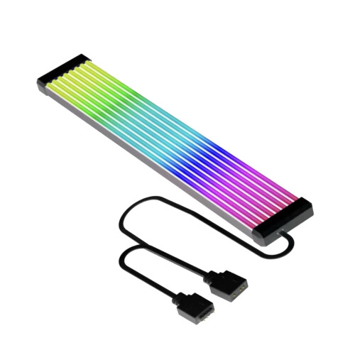 ARGB bundkort forlængerkabel LED lysstrimmel til pc computer 8Strips 2