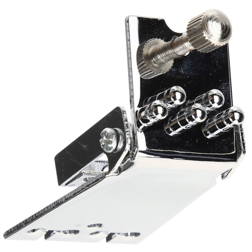 Chrome Silver Banjo Tailpiece Cover Clamshell Style, Durable Metal Replacement Part, Easy Installation