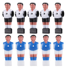 Fotbollsfigur för män, hållbart spel, 10 st, 4,32 x 1,57 x 0,98 tum