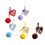 Creatief leuk pluche Pom hart sleutelhanger ontwerp meerdere-7 5