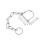 Trailer Coupler Pin with Chain Heavy Duty Square Hitch Pin 2