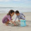 Mesh Beach Bag -Blue 1 Piece 6.3X6.1X6.1In 5