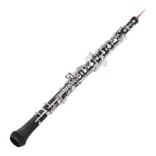 Professional C Key Oboe with Silver Plated Keys, Semi Automatic System, Woodwind Instrument for Beginners