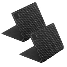 Pack of 2 Foldable Jewelry Rotating Cutting Mat-black black