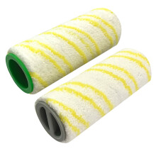 2 Pcs Roller Brush Set Wet Dry Hard Floor Vacuum Cleaner Replacement for FC3 FC5 Accessories Kit