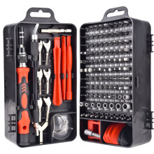 135 Set di Strumenti Magnetici per Cacciavite In1 per Telefono Cellulare Tablet Computer Occhiali Riparazione Kit di Strumenti DIY (Nero Rosso)