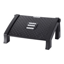 Ergonomic Foot Rest Under Desk Adjustable Height Angle Foot Stool for Office and Home 35.5x18x14cm