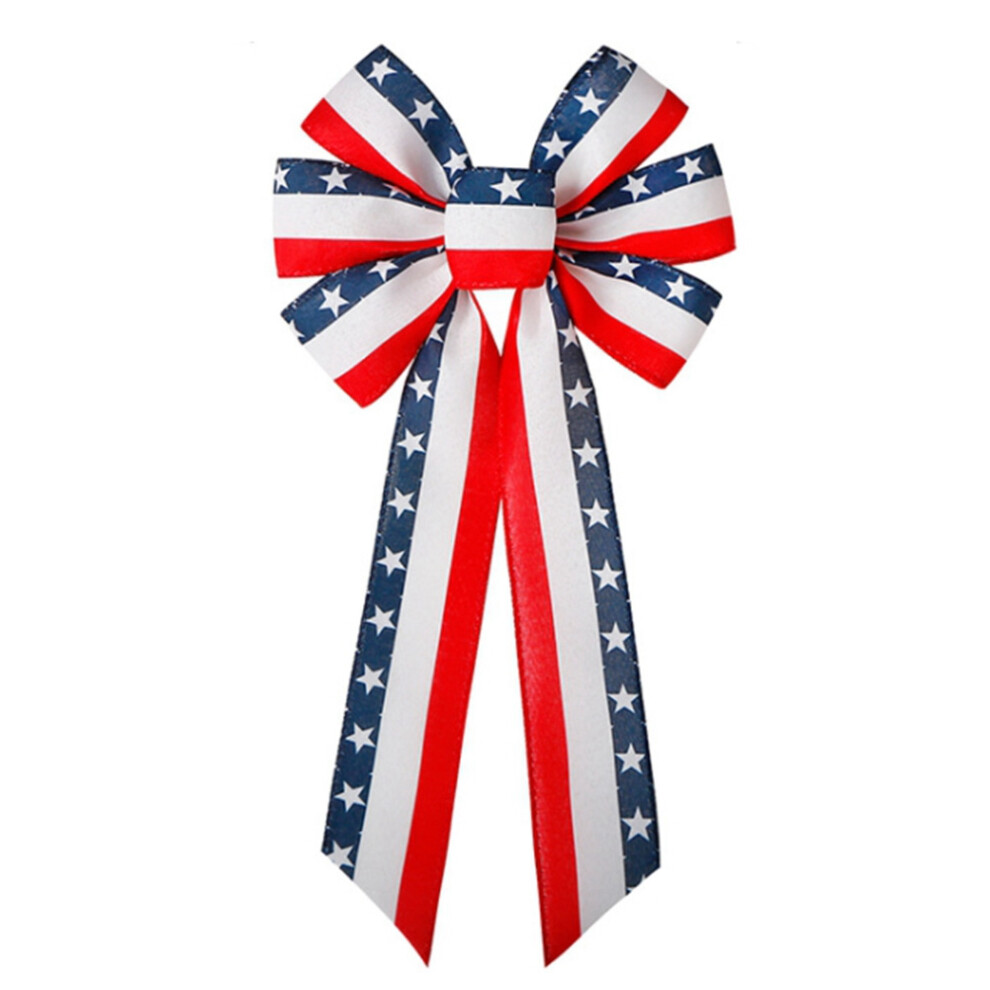 Patriotic Wreath And American Flag Memorial July 4 Memorial Day Labor Day Veterans Day Independence Day,D Red 6031079527468