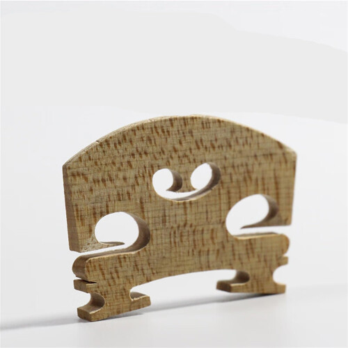 Polished Violin Bridge 4/4 Replacement with Precise String Alignment and Stable Sound Transfer 1