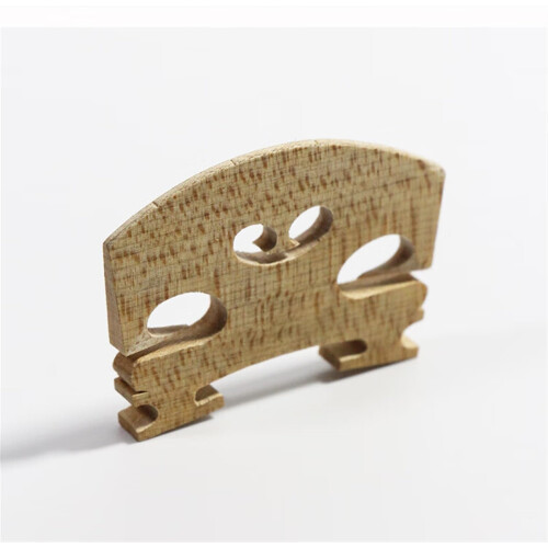 Polished Violin Bridge 4/4 Replacement with Precise String Alignment and Stable Sound Transfer 2