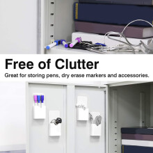 (4 Pack)Pen/Dry Erase Storage Organizer for Home Refrigerator, Office Glass Whiteboard Other Magnetic Surfaces