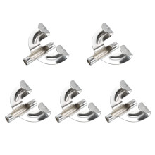 Bass Drum Claw Hooks Pack of 5, Durable Metal Drum Hardware Replacement for Secure Hoop Connection