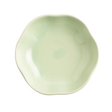 Unique Glazed Ceramic Jewelry Tray for Ring Earring-Green