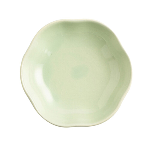 Unique Glazed Ceramic Jewelry Tray for Ring Earring-Green