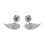 Wing Designs Ohrmanschette für-Weiß 1