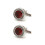 Men's Stylish Professional Round Cufflinks Featuring Cubic-D 1