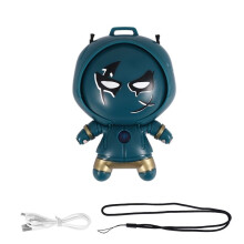Personal Wearable Air Purifier Necklace Portable Air Freshner Ionizer Negative Ion Low Noise for Adults Kids Green