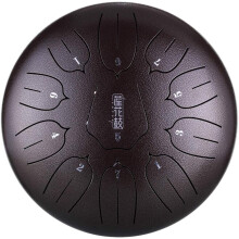 Steel Tongue Drum 11 Notes 10 Inch Tank Drum with Mallets and Bag, Durable Steel, Peaceful Soothing Sound