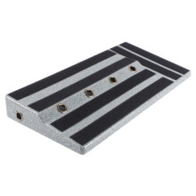 Black Marble Guitar Pedal Board with Sticking Tape, Durable Effects Pedalboard for Performers