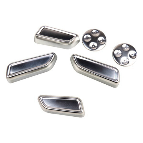 Adjustment  Button Cover Car Interior Aluminum Alloy Decor Trim Protector for  Model 3 1