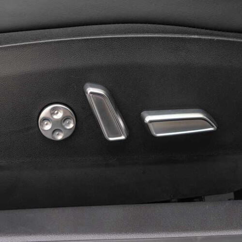 Adjustment  Button Cover Car Interior Aluminum Alloy Decor Trim Protector for  Model 3 2